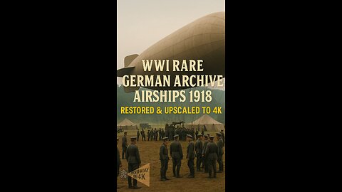 High Above the Front: WW1 German Zeppelin Archive Restored in 4K! 🚁✨