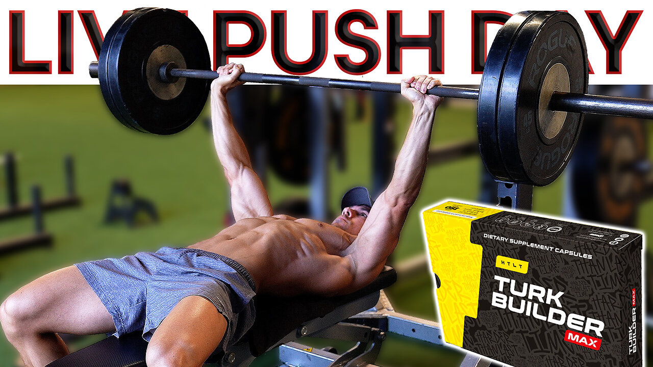 LIVE Push Workout and Q&A – LAST Chest Day of my TURKESTERONE Trial!