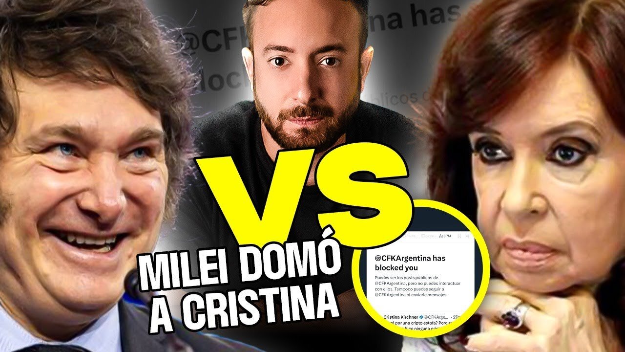 😂 Milei DOMÓ a Cristina y ella lo BLOQUEO | AgustÃn Laje