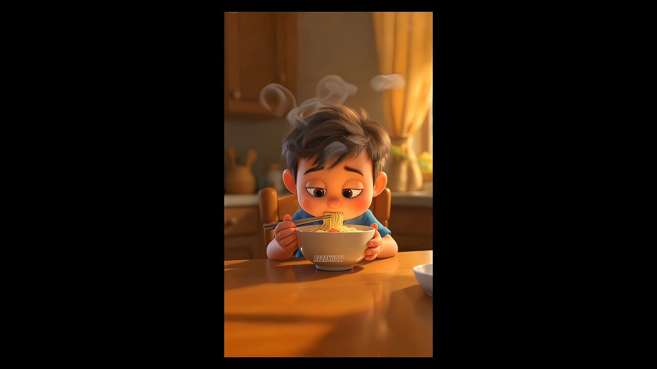 The noodles smell too good