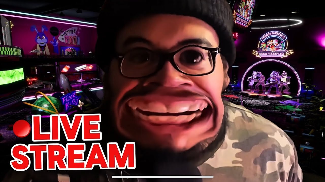 Fnaf: Security Breach RUIN & Random HORROR GAMES!~ My first Live on here