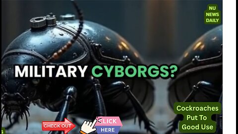 Cockroaches Being Put To Human Use.