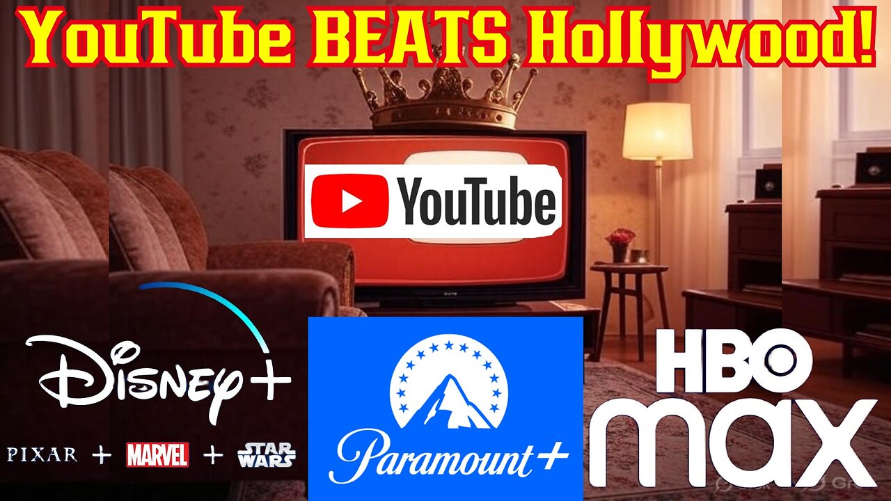 YouTube BEATS Hollywood! Dethrones Disney, Marvel, Netflix NBC, As Most Watched On TV In America