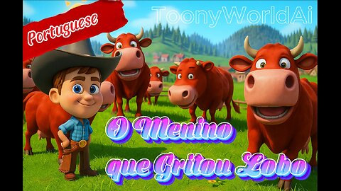O Menino que Gritou Lobo 🐺 | História para Dormir em Português | ToonyWorldAi