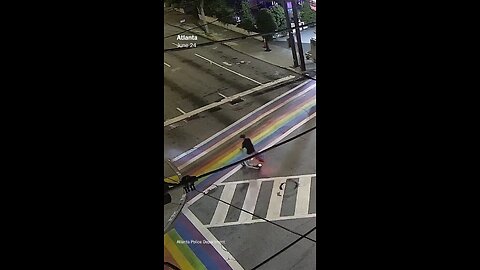 Four teens were arrested for vandalizing rainbow flags and a rainbow crosswalk in Atlanta