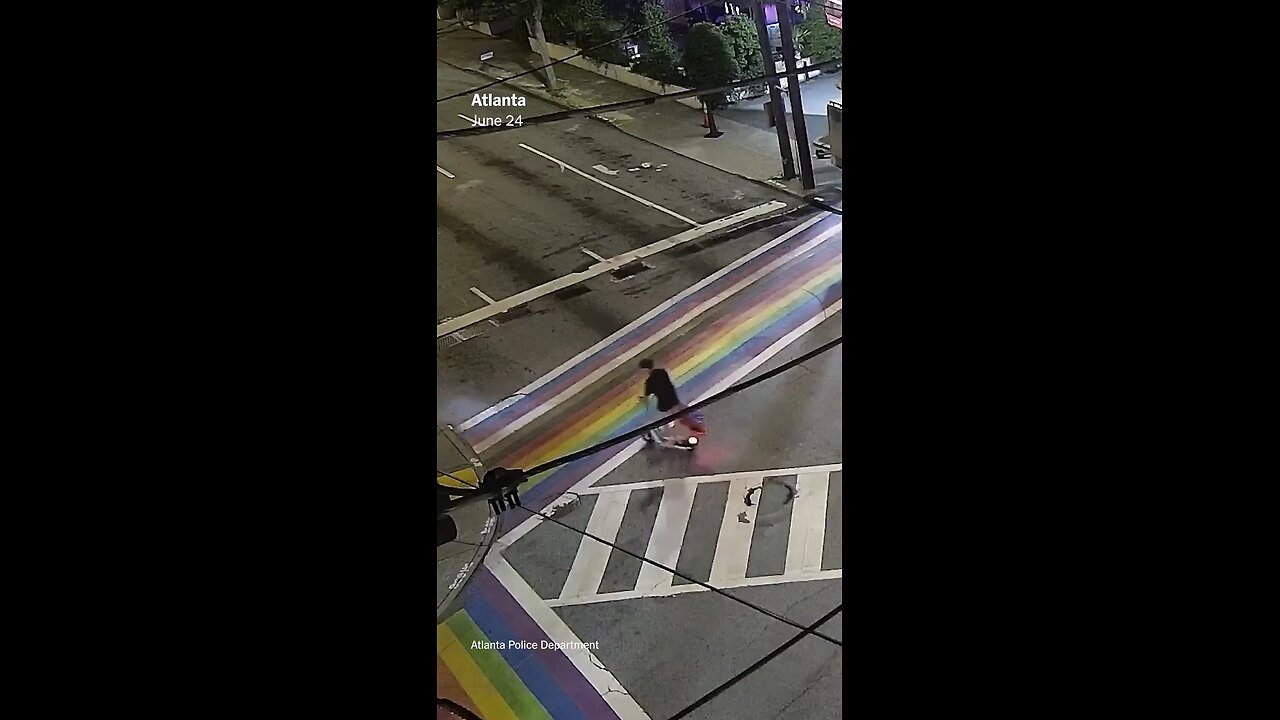 Four teens were arrested for vandalizing rainbow flags and a rainbow crosswalk in Atlanta