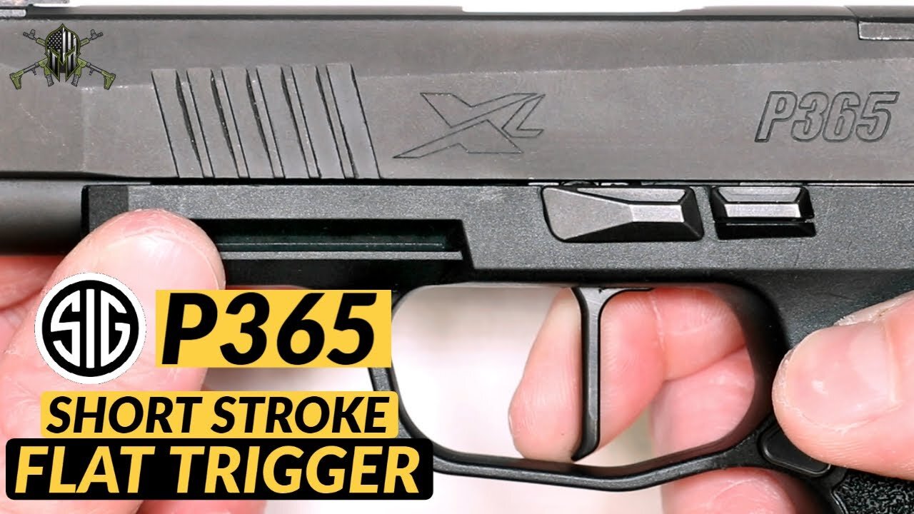 Sig Sauer P365 CNC Machined Short Stroke Flat Trigger - Sig P365 Trigger Upgrade M*CARBO