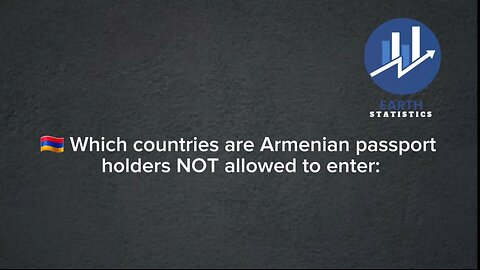 Which countries are Armenian passport holders NOT allowed to enter