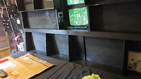 The RV Head Board Is Painted