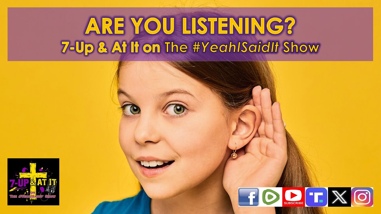 WORD OF THE DAY: MATTHEW 11:15 -ARE YOU LISTENING?