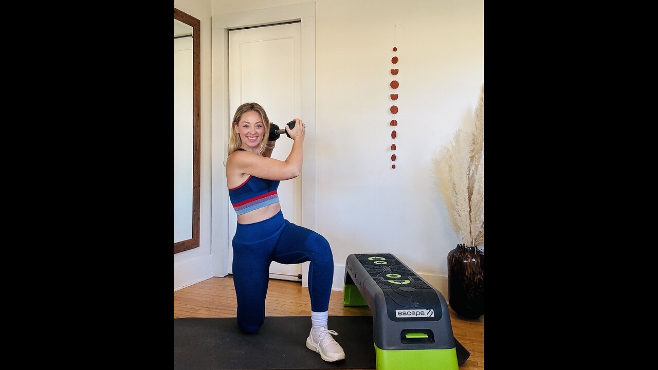 Full Body Conditioning Workout with Weights + Bench Plus Extended Stretch Series | 60 Minutes