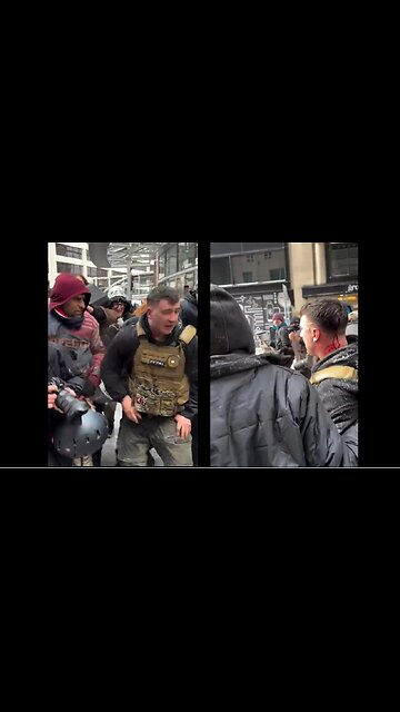 Jake Lang & Beaten & Stabbed by Violent Rioter in Minneapolis