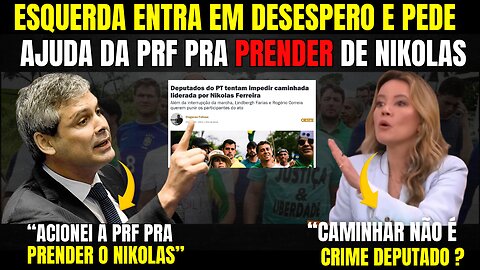 LINDBERGH INVENTA CRIME PRA PREDER NIKOLAS E IMPEDIR CAMINHADA