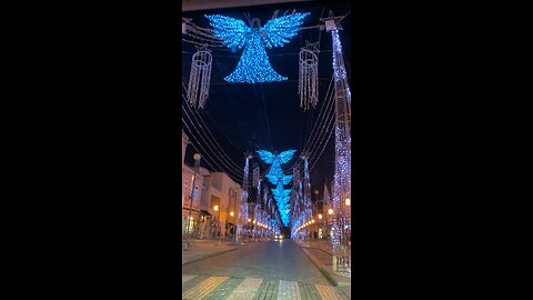 Christmas Lights in Viana do Castelo | A Cozy Night Drive ✨🎄