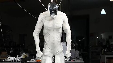 This is Protoclone, the first bipedal, musculoskeletal human like android