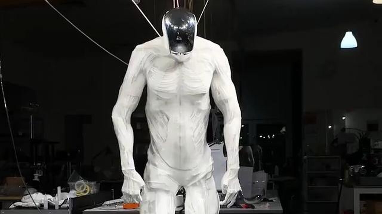 This is Protoclone, the first bipedal, musculoskeletal human like android