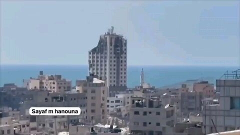 Another one bites the dust. IDF destroyed the "Al-Ghafri" tower in Gaza City 👏🇮🇱