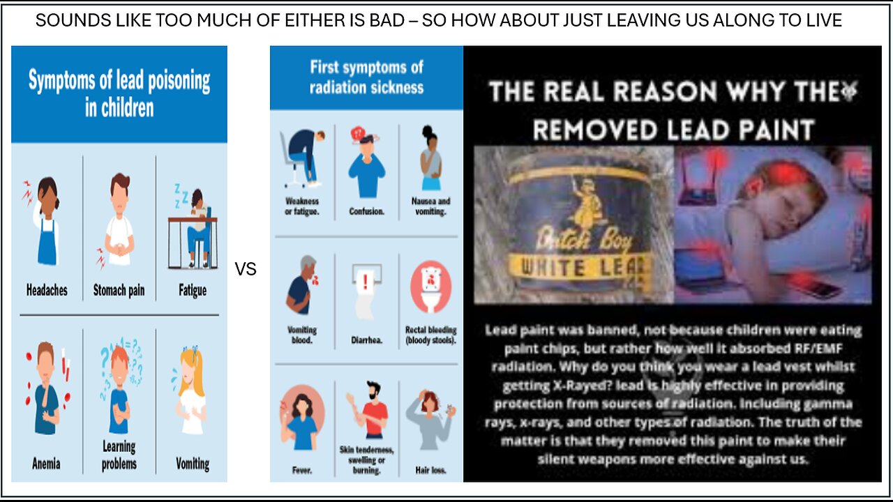 THE REAL REASON THEY REMOVED LEAD PAINT FROM SOCIETY