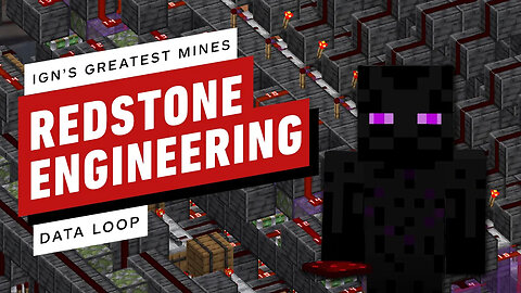 Build a Data Loop in Minecraft (Ft. WildEngineering)