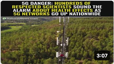 "Alarm Sounded by Hundreds of Respected Scientists on Health Effects of 5G Danger"