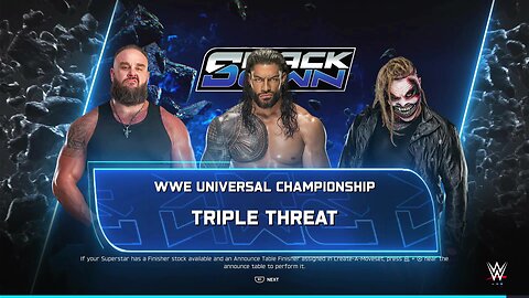 WWE 2K25 - Roman Reigns vs. The Fiend Bray Wyatt vs. Braun Strowman