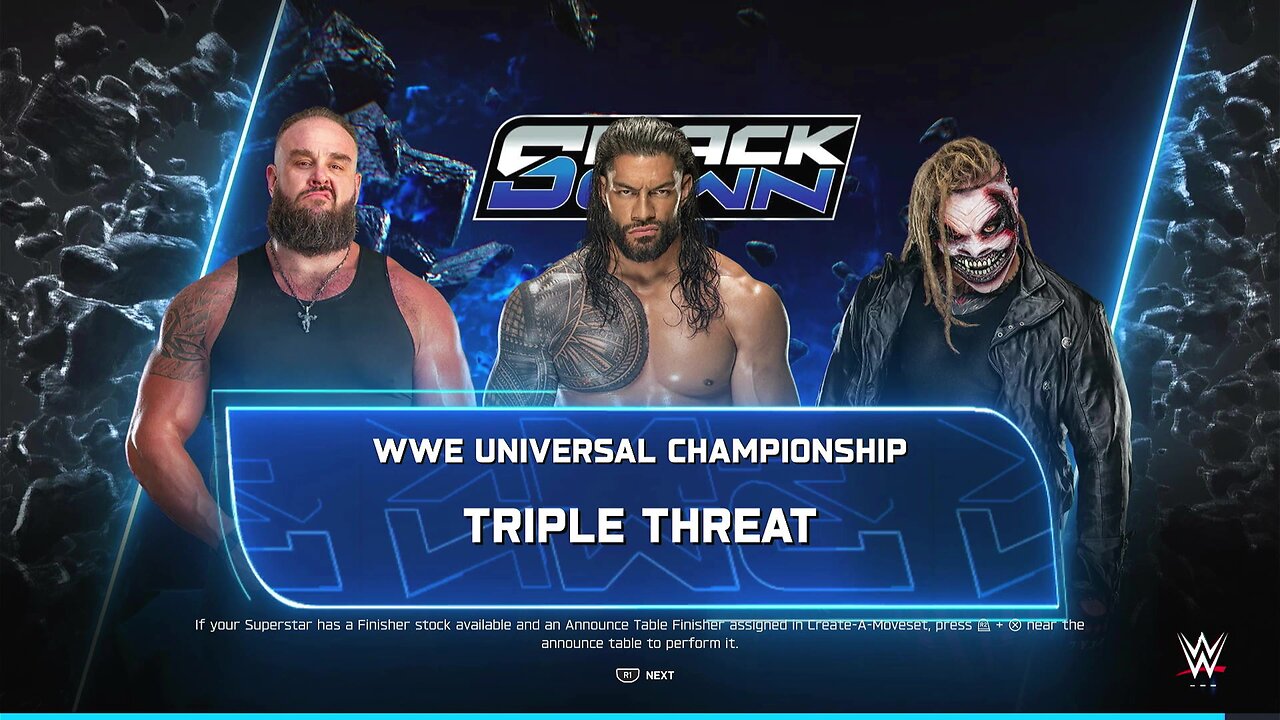 WWE 2K25 - Roman Reigns vs. The Fiend Bray Wyatt vs. Braun Strowman
