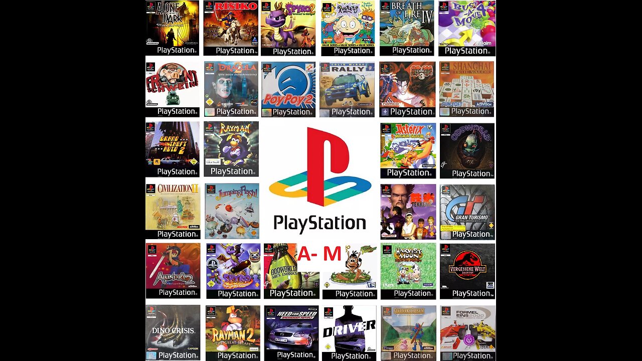 PS1 Box Art - NA Games - A thru M