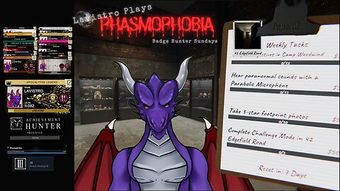 Lavistro Plays Live - Lavistro Plays Live - Phasmophobia Weekly Challenge- Speeding in Edgefield