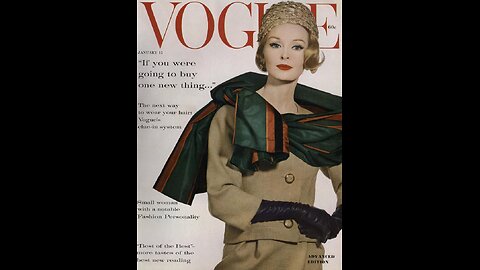 1960 Vogue Magazine ASMR #VogueMagazine #relax #fashion