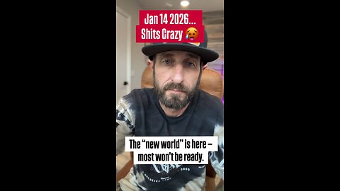 The New World is here! 💯 Most won't be ready.