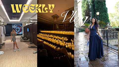 Weekly vlog: Candle light show, boy drama , birthday celebrations and shein gymwear