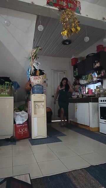 Your my only reason_Flexing my green twisted Dress 👗☺