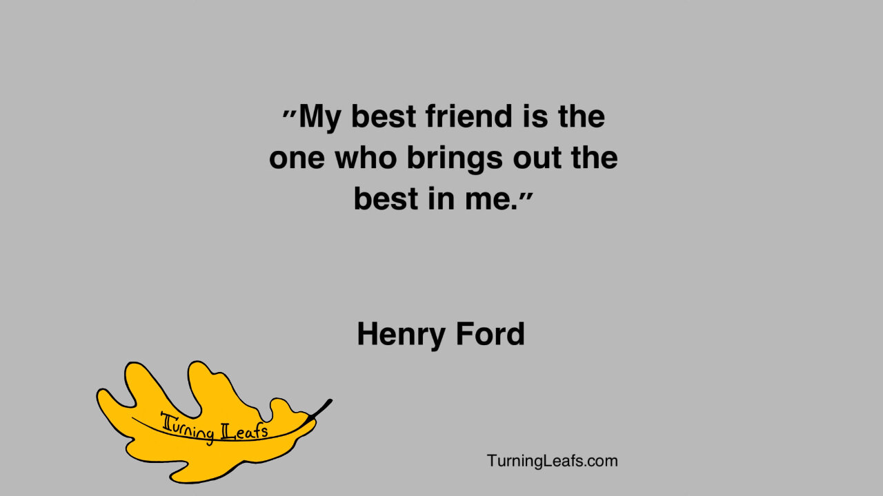 My best friend ...