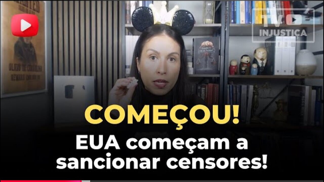 🍿 COMEÇOU! EUA começam a sancionar censores!_HD