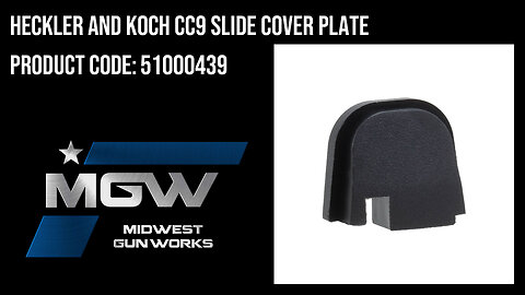 Heckler And Koch CC9 Slide Cover Plate - 51000439
