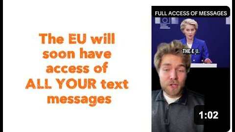 The EU will soon have access of ALL YOUR text messages