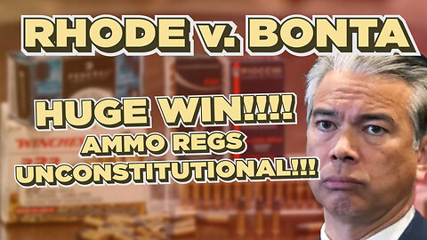 HUGE WIN: CA Ammo Background Checks Ruled Unconstitutional