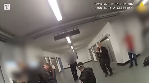 Police Video Shows "Terrified" Manchester Airport Officer During Brawl