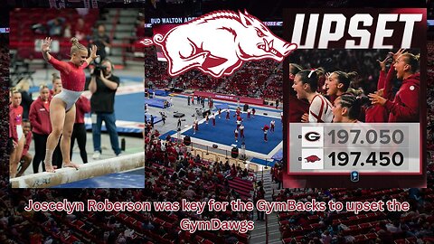 Joscelyn Roberson returning to the all around helped Arkansas upset Georgia