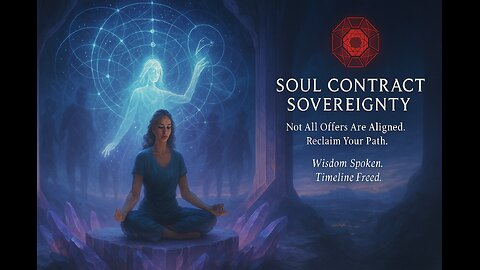 SOUL CONTRACT SOVEREIGNTY “Not All Offers Are Aligned. Reclaim Your Path.” Wisdom Spoken.