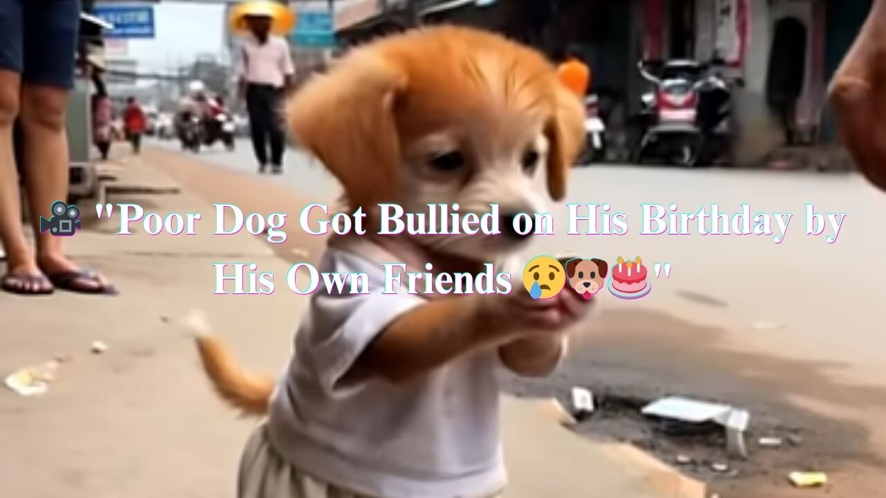 🎥 "Poor Dog Got Bullied on His Birthday by His Own Friends🐶😢🎂"