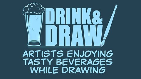 🎨 WEDNESDAY DRAWING STREAM! 🎨 | Drink & Draw