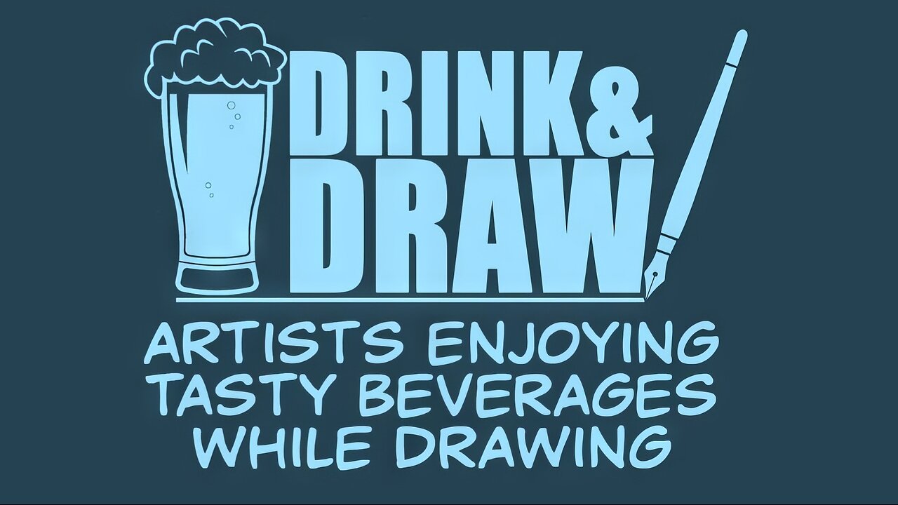 🎨 WEDNESDAY DRAWING STREAM! 🎨 | Drink & Draw