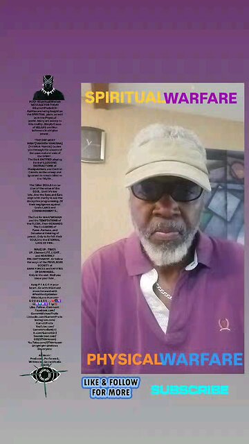 ▪︎SPIRITUAL WARFARE PHYSICAL WARFARE▪︎