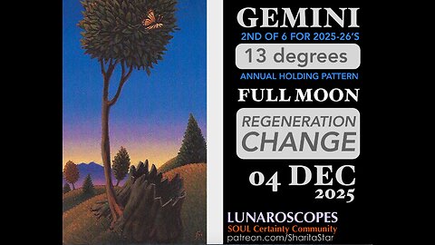 What's Releasing for America? 04 Dec 2025 Gemini Full Moon