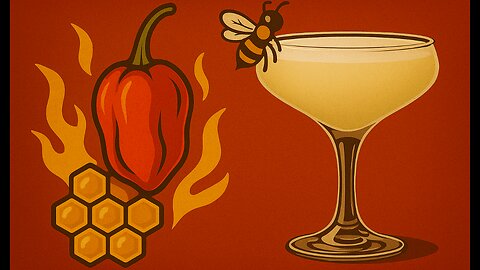 🔥🐝 Perfect Summer Heat: Gin & Habanero Honey Sour