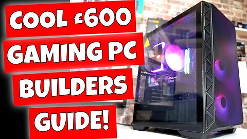 £600 Intel 12400f 1080p Budget Gaming PC Build Guide & Basic Benchmark