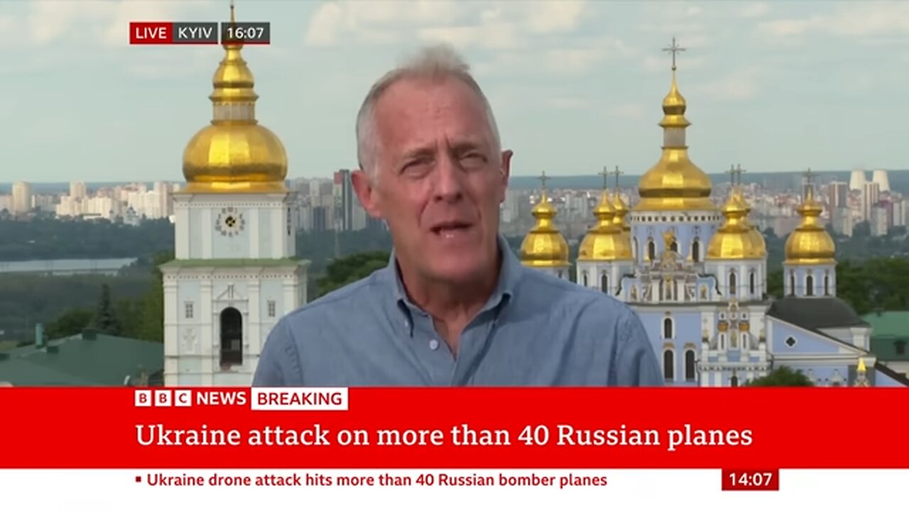 Ukraine says at least 40 Russian warplanes hit in massive drone strikes