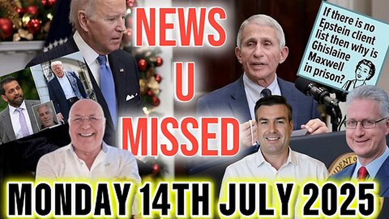 CHARLIE WARD DAILY NEWS WITH CHARLIE WARD , PAUL BROOKER & LEMBIT OPIK MONDAY 14TH JULY 2025