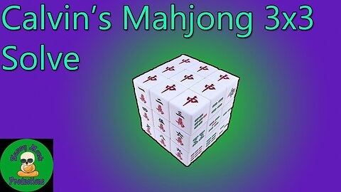Calvin's Mahjong 3x3 Solve